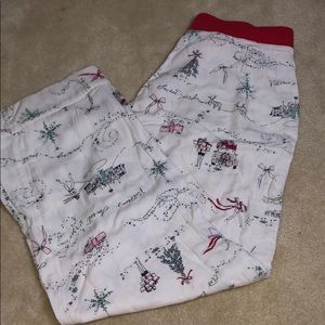 Christmas print pajama pant